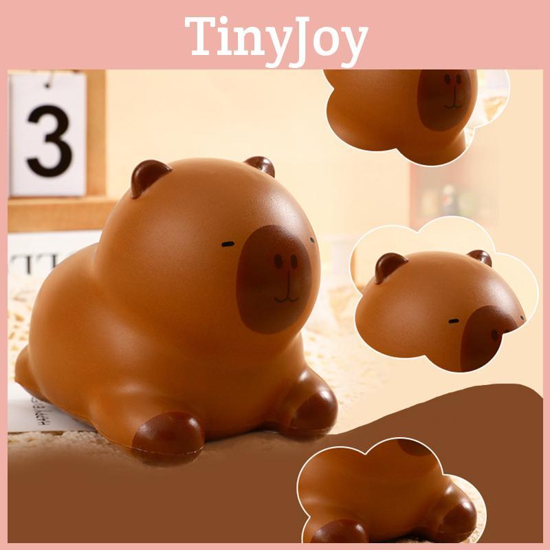 Creative Meladeka Capybara Squishy Toy Office Cartoon Stress Relief Figurine Gift