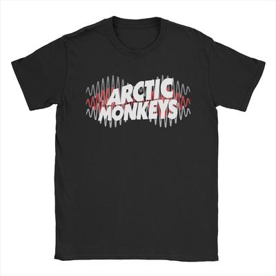 Arctic Monkeys Tişört Erkek Saf Pamuk Komik Tişört O Yaka Tişörtler Kısa Kollu Giyim Hediye Fikri
