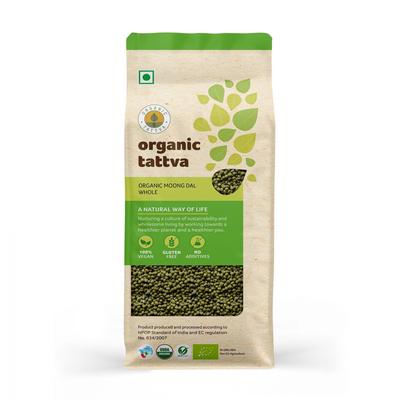 Bio-Moong Dal ganz (500 gr), Bio Ganze Mungbohnen, Bio Tattva