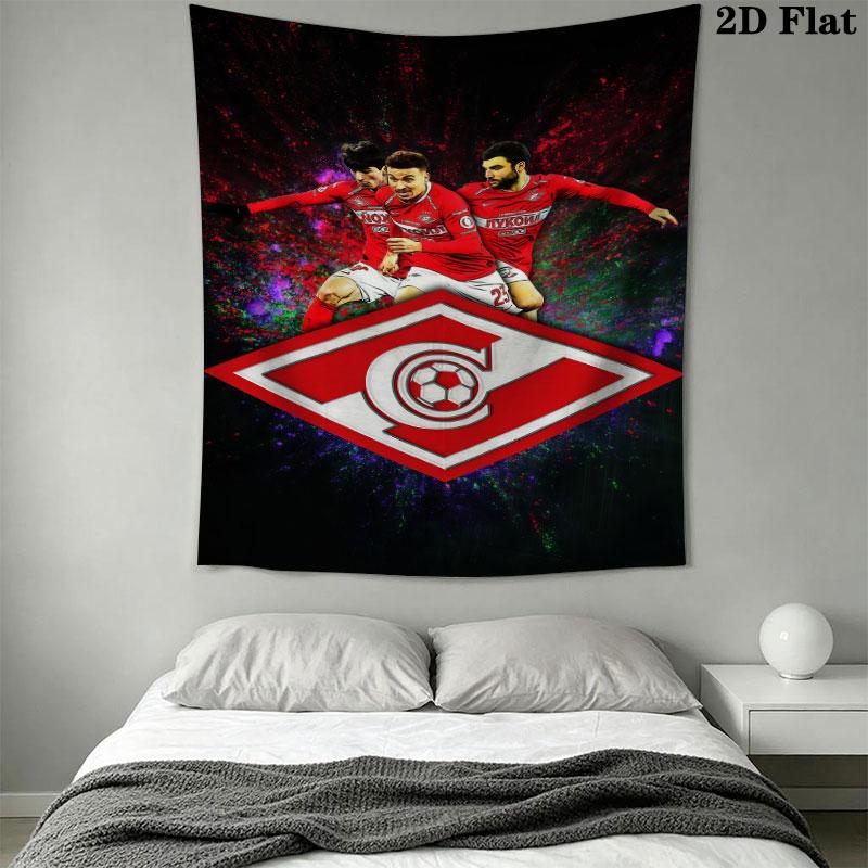 Spartak Moscow Pride Wall Hanging Printed Fabric Blanket Decorative Tapestries for Bedroom Living Room Home Decor