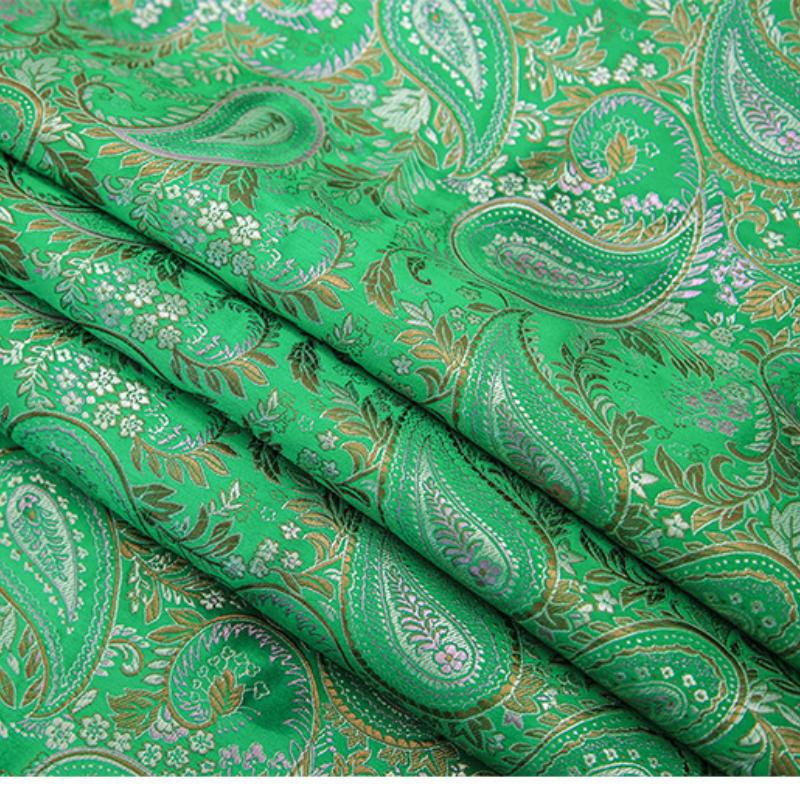 Nylon Pipa Brocade Silk Fabric Throw Pillow Sofa Cushion Satin Cloth Packaging Fabric Cheongsam Brocade Cloth