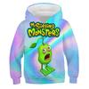 Kids Clothes My Singing Monsters Print Hoodie Girls Cartoon Casual Sweatshirts Children's Clothing Autumn Boys Hoody Pullover