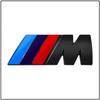 M LOGO Emblem Fender Badge Trunk Sticker Car Front Grille Badge 3D For BMW M Performance Power M3 M5 F30 F20 F25 X1 X3 X5