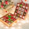 Christmas Baubles Set Tree Decoration Holiday Hanging Ornaments 42/44pcs PVC Balls