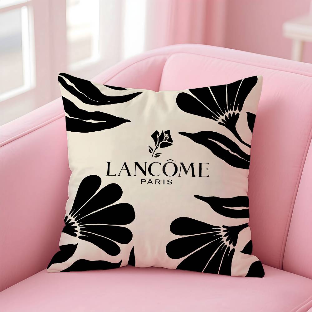 L-L-LancomeS Modisches Muster Kissenbezug Milbenschutz Kissen Unsichtbarer Reißverschluss seidig kurzer Plüsch Sofakissenbezug