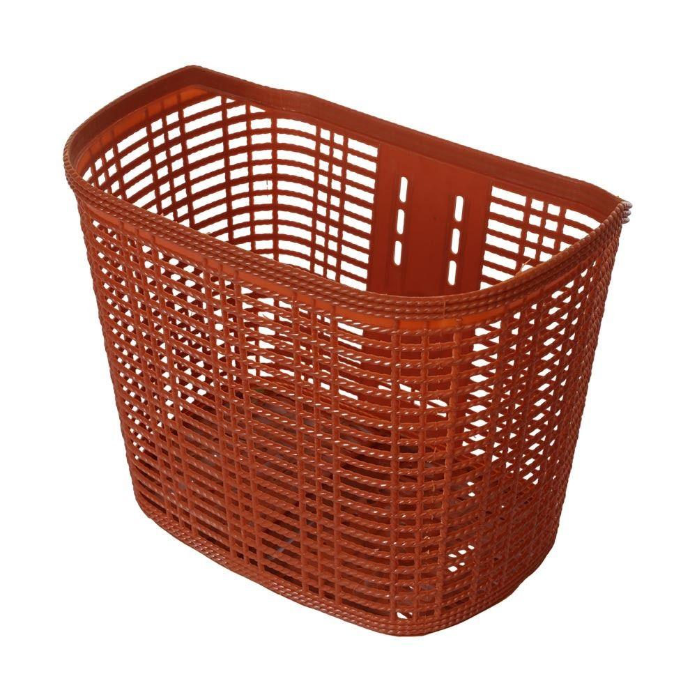 Plastic Bicycle Storage Bag Hollow Scooter Handlebar Basket Rear Cycling Accessories