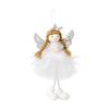 Christmas Girl Ornament with Tulle Skirt Hanging Decoration for Tree Party