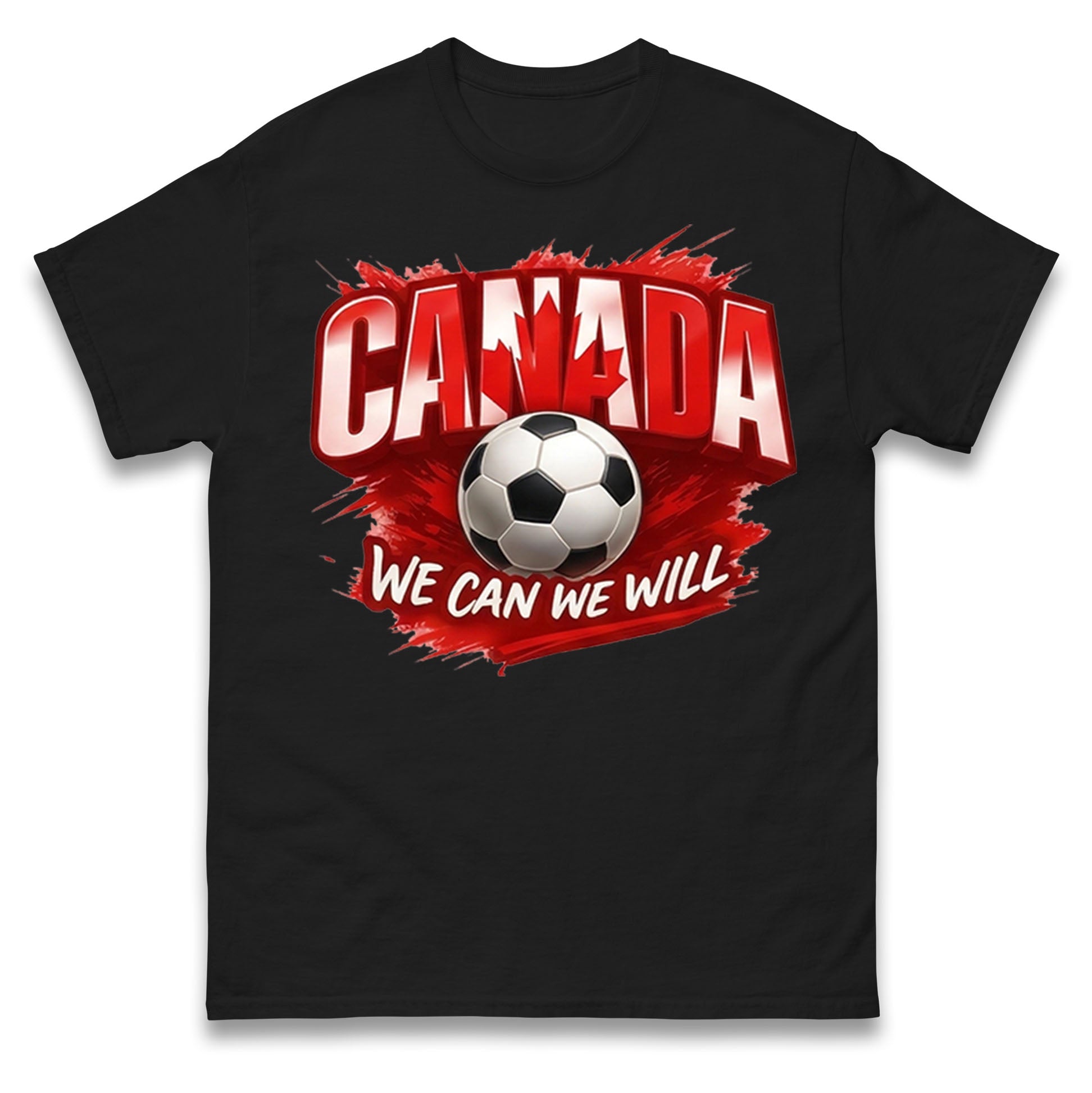 Canada We Can We Will T Shirt Tshirt Mens Womens Unisex Tops Tees 4XL