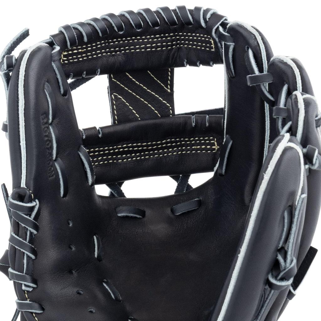 ZETT Neo Status Youth Softball Kenta Imamiya for Second and Size M heights BJG702600N Glove, Style, Shortstop, Right-Handed Throw, Black, (For