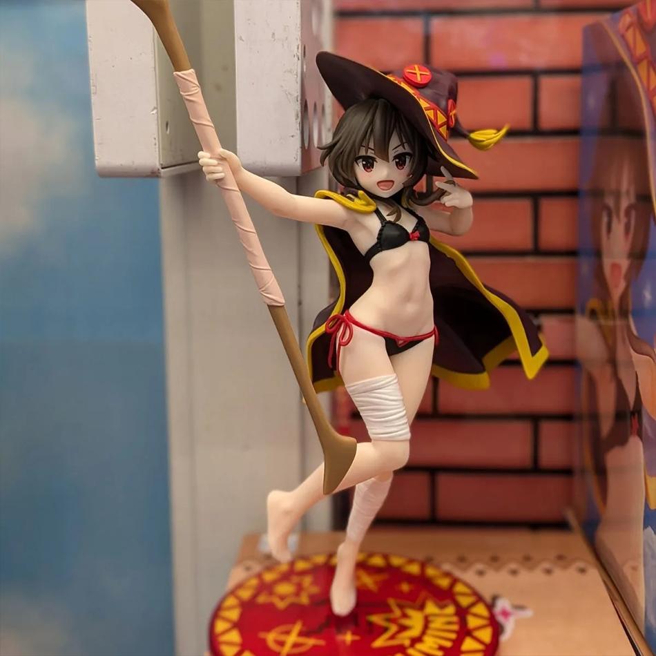 24cm Anime Figure God's Blessing On This Wonderful World Megumin Swimsuit PVC Action Figure Model Toyste Figurine For Girls Gift