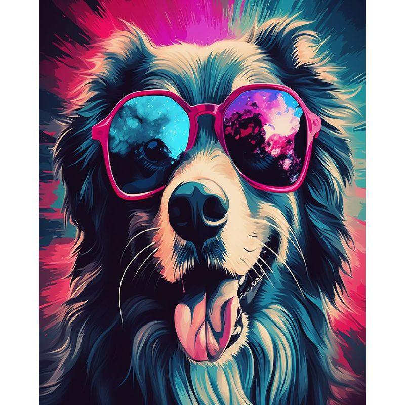 DIY Diamond Painting Dog Fantasy Full Square Round Embroidery Mosaic Animal Picture Of Rhinestones Home Decoration Gift