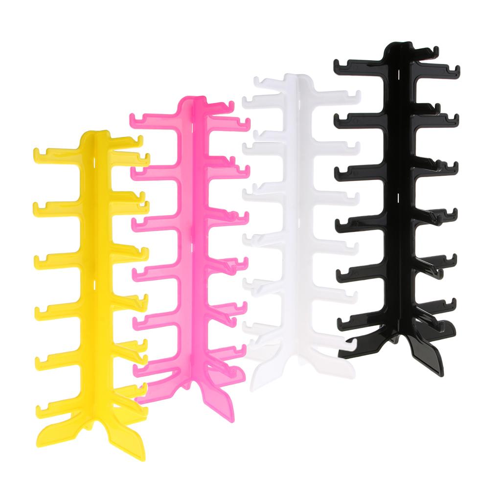 Sunglasses Display Rack with Six Pair Holder Plastic Accessory Display Stand for Bracelet Necklace Jewelry