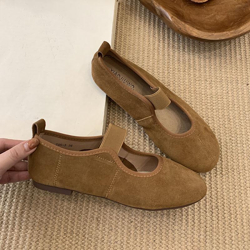 Fashion 2025 New Fashion Round Toe Women Mary Janes Flats Shoes Soft Female Slip On Footwear Shallow Ladies Flats With Shoes New