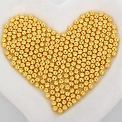 Perle Finte in ABS Oro e Argento 3mm-12mm: Accessori in Perle Finte per Artigianato Fai da Te su Abbigliamento