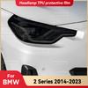 Για BMW Σειρά 2 F22 F23 F44 G42 2014-2023 Αυτοκίνητο Φώτα Εμπρός Φιλμ Προστασίας TPU Αλλαγή Χρώματος Αυτοκόλλητο Αξεσουάρ