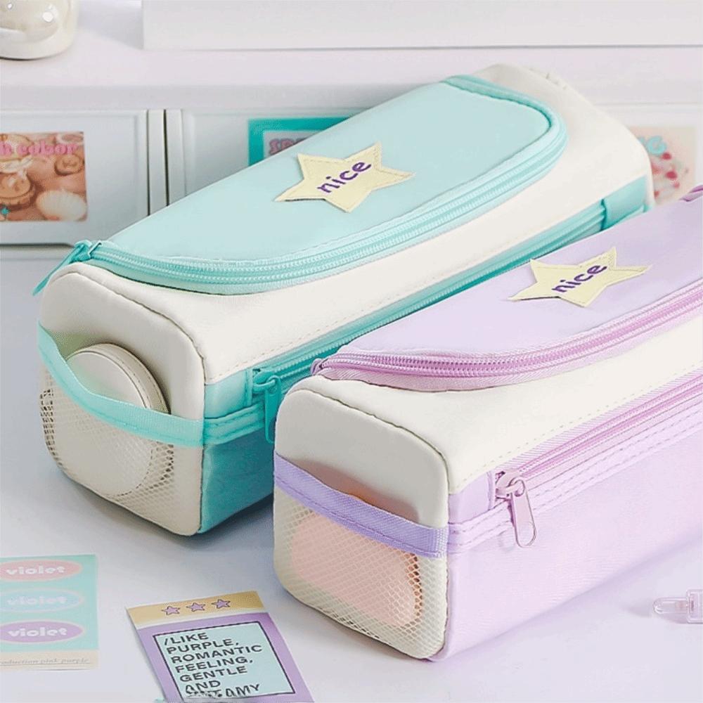 Cosmetics Storage Cartoon Star Pencil Case Makeup Bag Stationery Storage Bag  Student