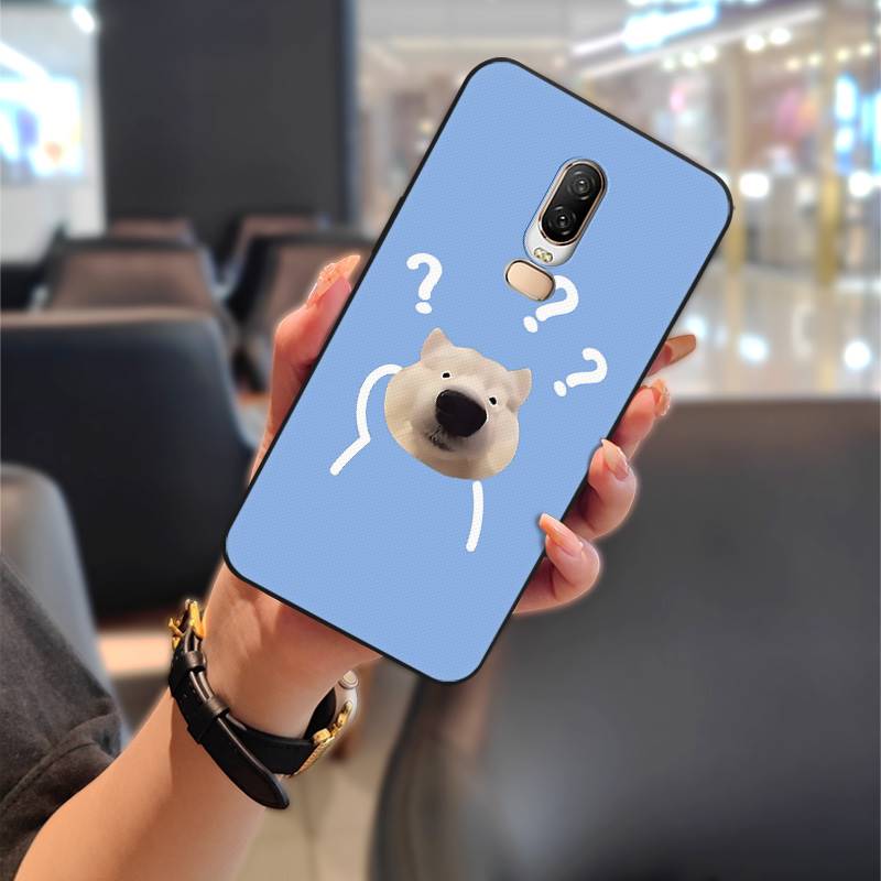 Full wrap Soft case Phone Case For OnePlus 6/1+6 Graffiti Fashion Design Phone Pouch Anti-knock TPU Couple Waterproof