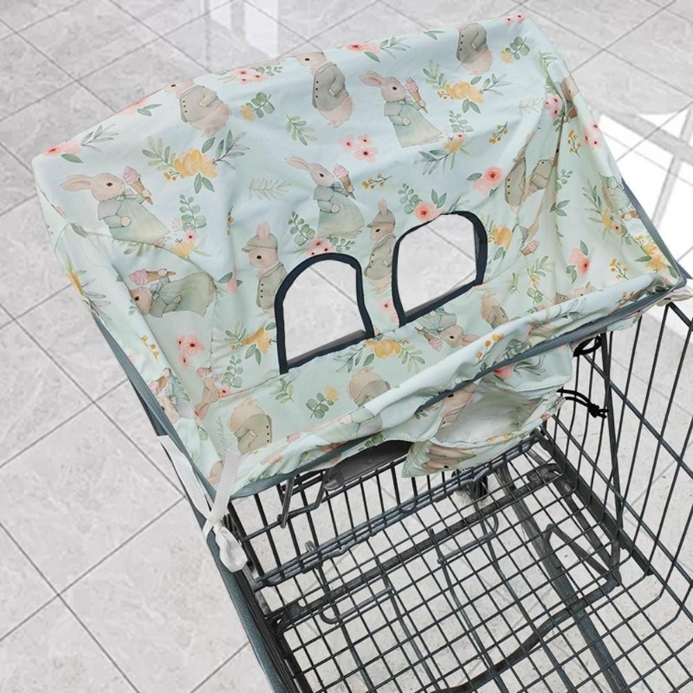 Cartoon Printed Kids Dining Chair Cover Polyester Seat Cover Baby Shopping Cart Seat Cover  Baby