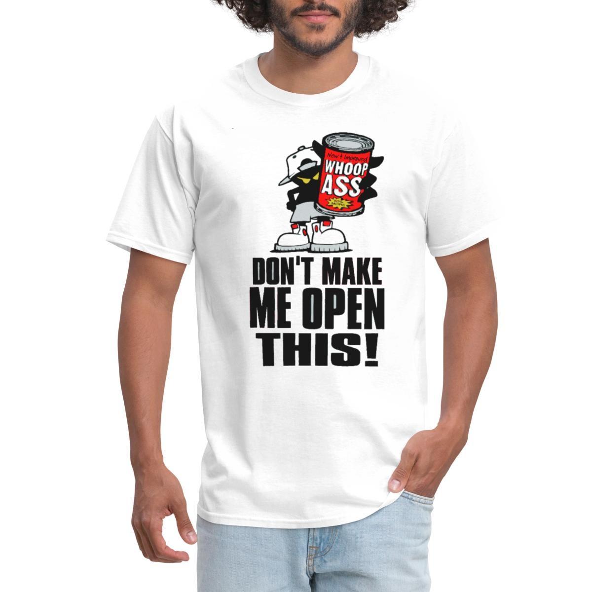 Can Of Whoop Ass Men s T-Shirt S