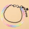 Candy Color Heart Pendant Belt Chain For Men And Women Fashion Accessories