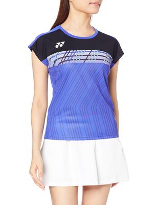 Yonex Kurzarm Spiel Dunkelblau Japanische Größe Small bis Japanische Größe Damenhemd, (112), (gleichwertig Klein)
