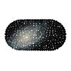 Nebula Wonder View Balcony Bathroom Mat Hydrophobic Non-Slip Door Mat Swimming Pool Public Places Non-Slip Floor Mat