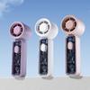 Digital Display Handheld Mini Fan High Wind Speed Personal Cooling Fan  Summer