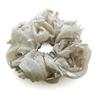 JewelVOX Scrunchie Hair Hair Cute and Adult Style Tie, Women's Accessory, Ribbon, Simple, Cotton, (Beige)