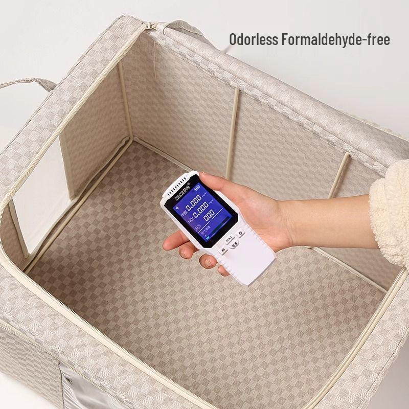 Large Capacity Foldable Fabric Storage Box - Dustproof & Moistureproof with Visibility