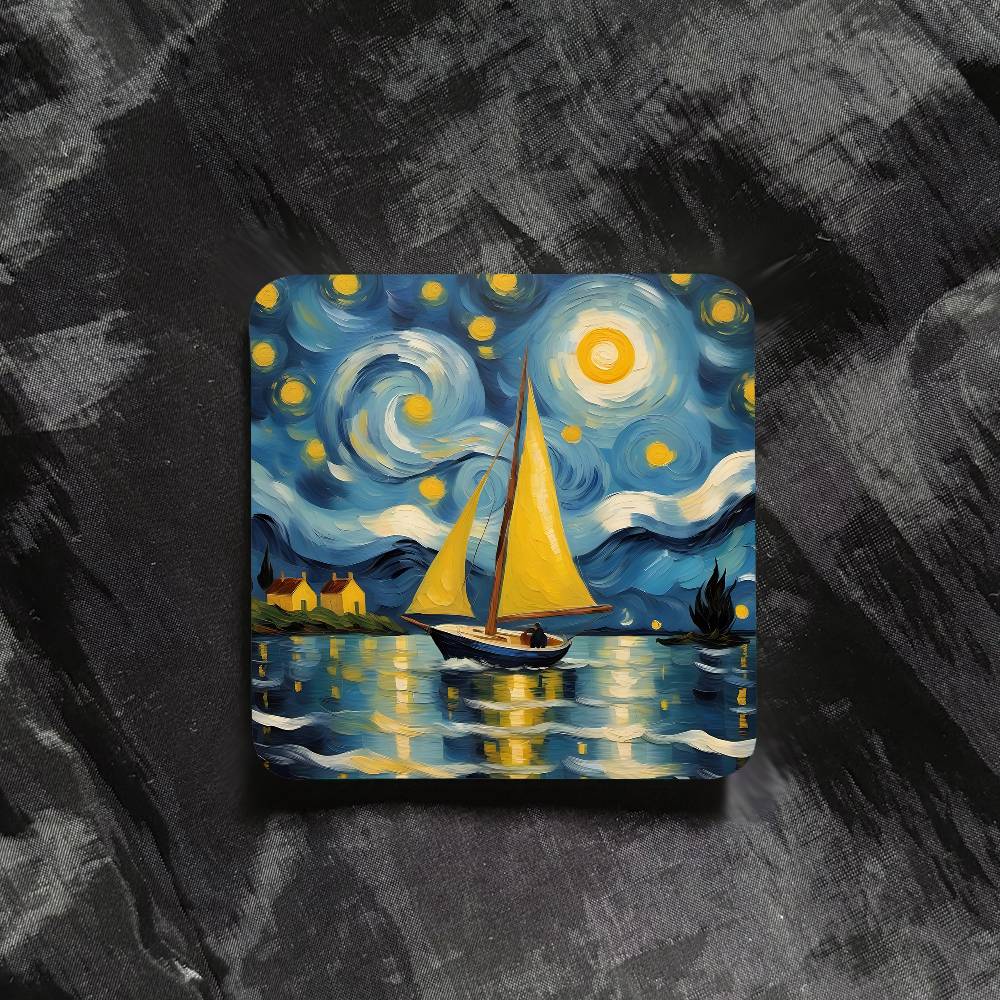 Van Gogh Starry Sky Refrigerator Magnet Personalized Creative Magnetic Stickers With Magnets