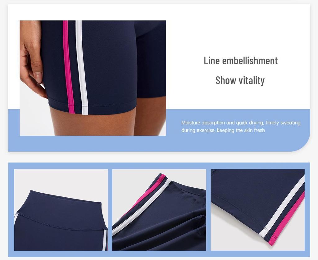 Pantaloncini da Yoga da Donna a Vita Alta con Controllo Pancia - Sollevamento Glutei, Vestibilità Elastica per Fitness all'Aperto