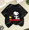 Snoopys Kids TShirt Anime Boys Girls Short Sleeve Tops Summer Breathable Baby Cartoon Tees Cute Dog Print Clothes Birthday Gifts