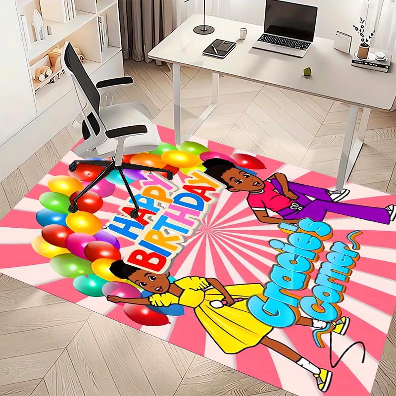 Gracie's Corner1 Printed Absorbent Washable Carpet, Non-Slip Bathroom Mats, Kitchen Rugs, Yoga Mat,Living Room Entrance, Camping Picnic Rugs