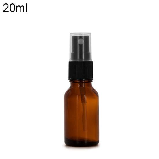 10/15/20/30/50/100ML Empty Amber Glass Bottle Essential Oil Mist Spray Container