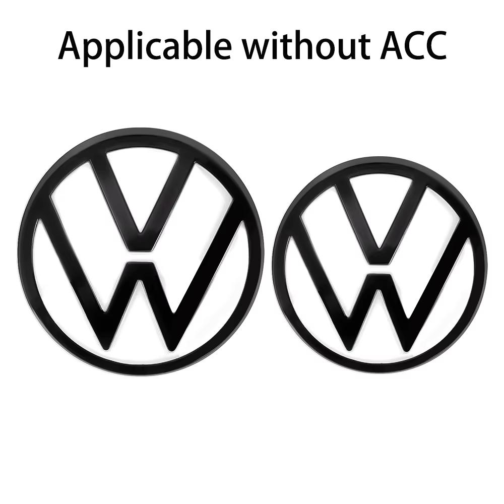 VW Polo Golf 4 5 1set Replace Type Car Rear Trunk Badges Lid Emblem Front Rear Logo Valve Cap For VW Golf 8 (MK8) T-ROC POLO Arten 21-23 AXZ1