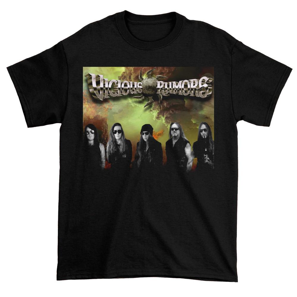 Vicious Rumors New Tour Shirt For Fan Gifts S5XL NZ1578 Unisex T-Shirt S