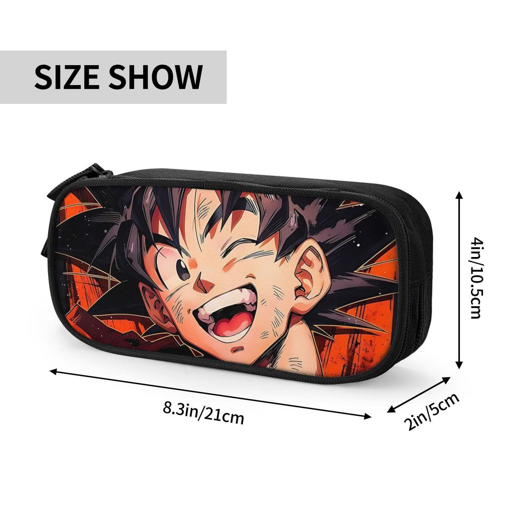 Custom Dragon Ball Super Saiyan Goku Large Capacity Bags for Child Handheld Study Bag for Boys Gilrs Kids