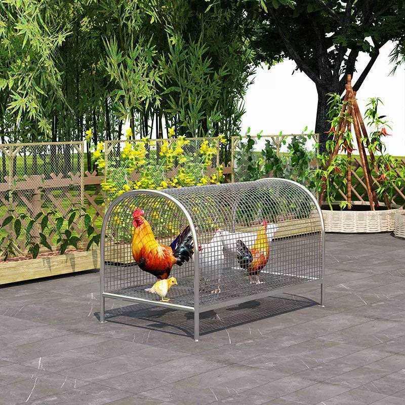 Rainproof Outdoor Free-Range Chicken Run and Coop Tunnel