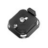 ULANZI UKA Quick Release Plate, Anti-Rotation Plate, 38mm Arca-Swiss Compatible, Shoulder Strap Compatible, Camera Accessory, 1/4" Screw, Anti-Looseni