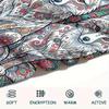 1PC Bohemian Art Animals Print FlAannel Blanket, High quality Comfortable for All Seasons, Home Decor, Warmth and Comfort