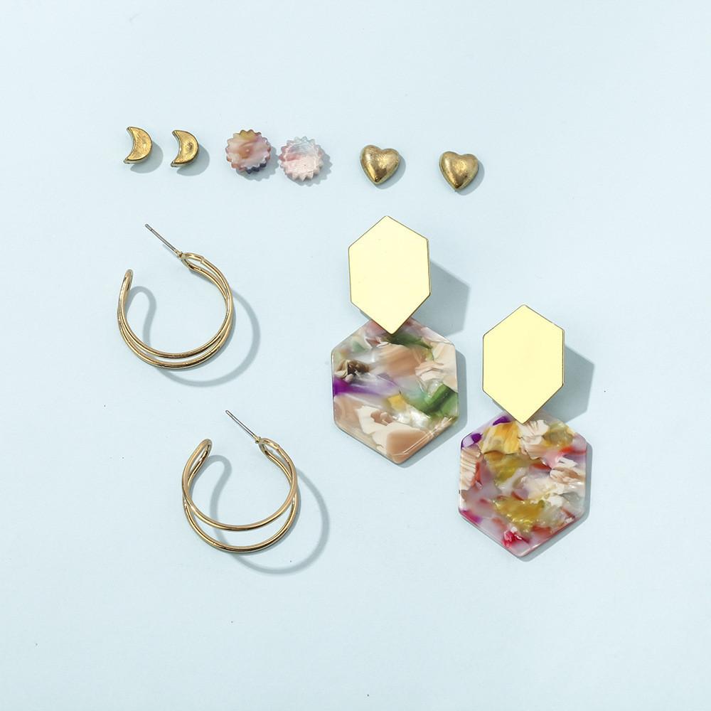 Sophisticated Acetate Acrylic Ushaped Earrings For Women Occasions Special