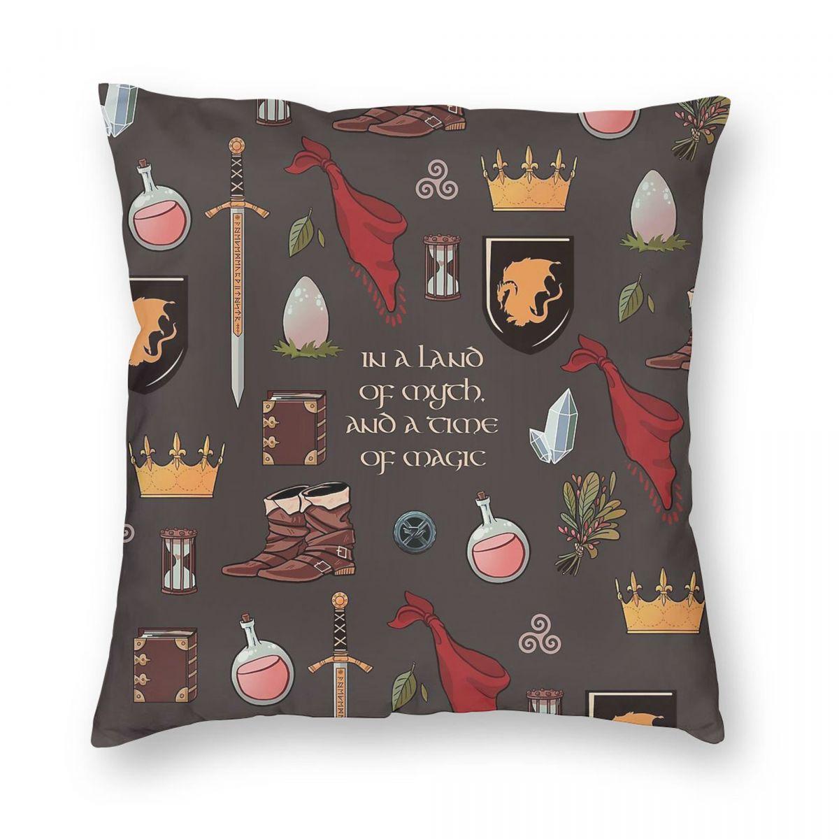 

Merlin A Time Of Magic Square Pillowcase Polyester Linen Velvet Creative Decorative Pillow Case Sofa Seater Cushion Cover 18 30x30cm 12x12in
