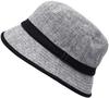 Happy Hat Pork Pie 62cm Light Linen-Style Hat, (XXL), Gray, Hat-1090-01-62