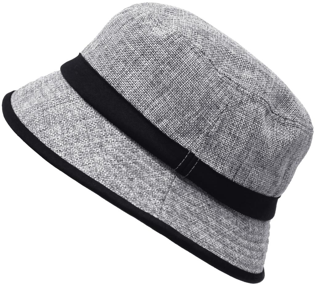 Happy Hat Pork Pie 62cm Light Linen-Style Hat, (XXL), Gray, Hat-1090-01-62