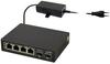 PULSAR SFG64 6-Port PoE Switch, 4 PoE + 2 SFP, IEEE 802.3af/at