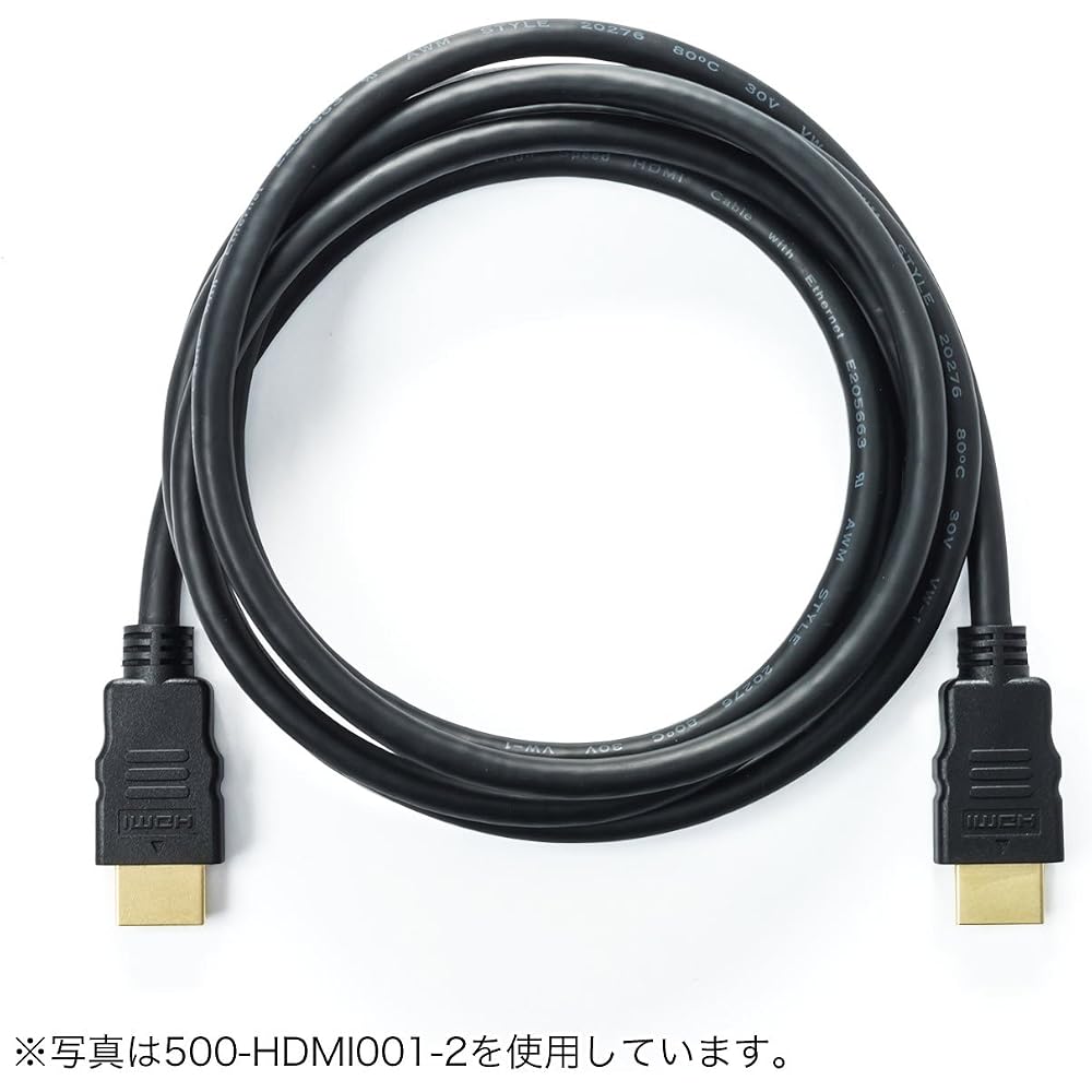 כבל HDMI Sanwa Direct 1.5 מטר גרסה 1.4 סטנדרטי (תואם 4K/2K/3D/Full HD/HEC/ARC) 500-HDMI001