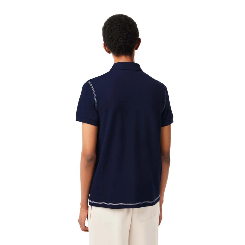 Lacoste Mens Printed Organic Cotton Polo Shirt