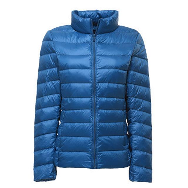 

8xl осенние женские теплые пуховики офисные женские облегающие пуховые пальто больших размеров 8xl 8XL озеро синий