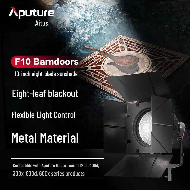 Aputure F10 Barndoors