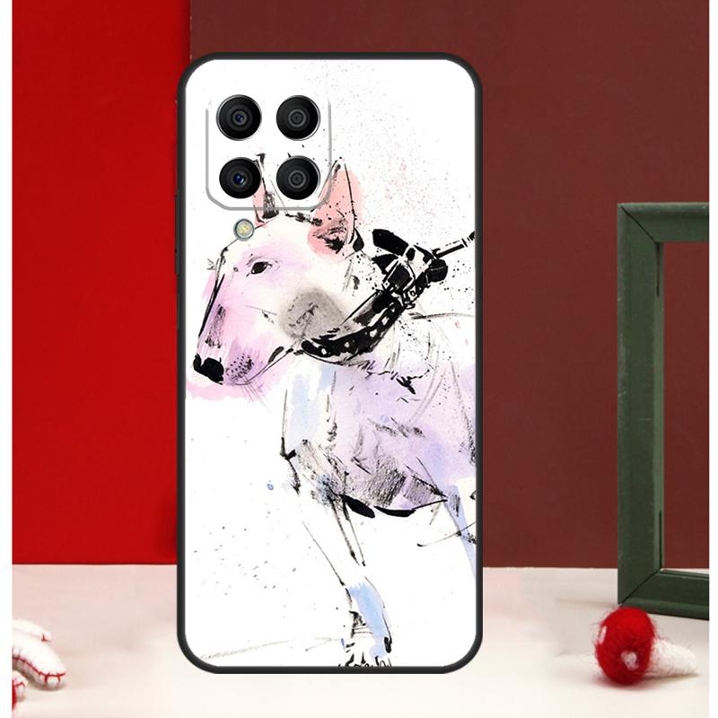 English Bull Terrier Dog Case For Samsung Galaxy M31 M11 M21 M14 M34 M54 M12 M32 M52 M15 M13 M16 M36 M56 M53 M35 M55